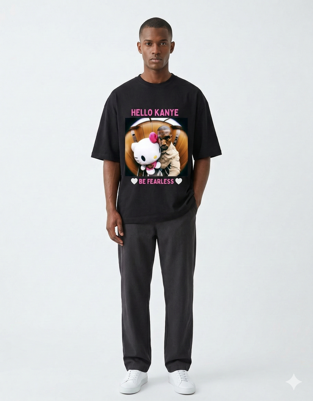 HELLO KANYE Oversized Tee