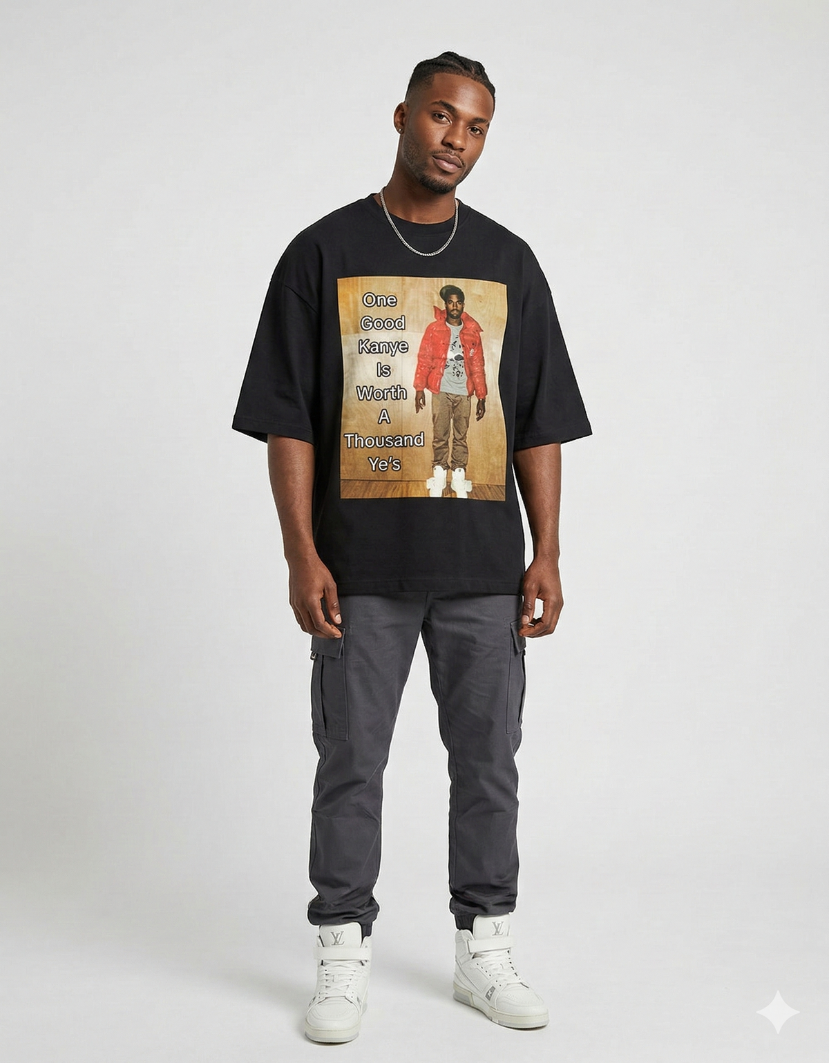 A thousand YE's Oversized Tee