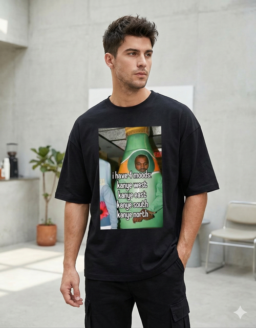 i have 4 moods Oversized Tee
