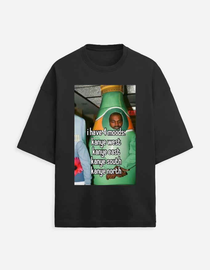 i have 4 moods Oversized Tee